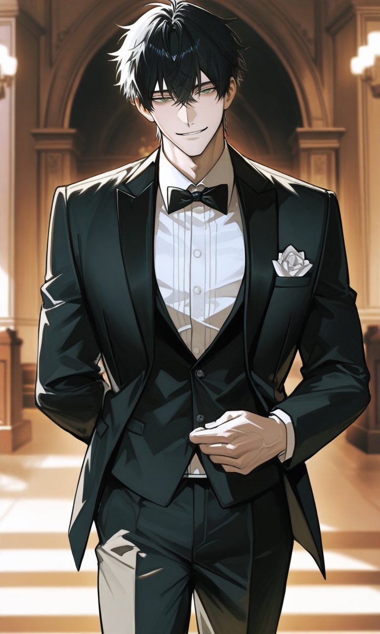 新郎姿の灼