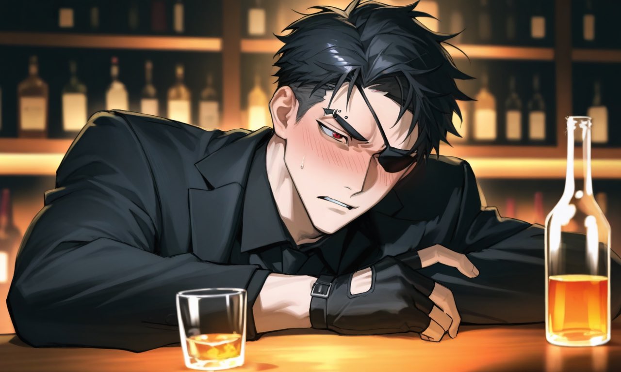 「…貴様との酒の機会に浮かれた。悪いか。」