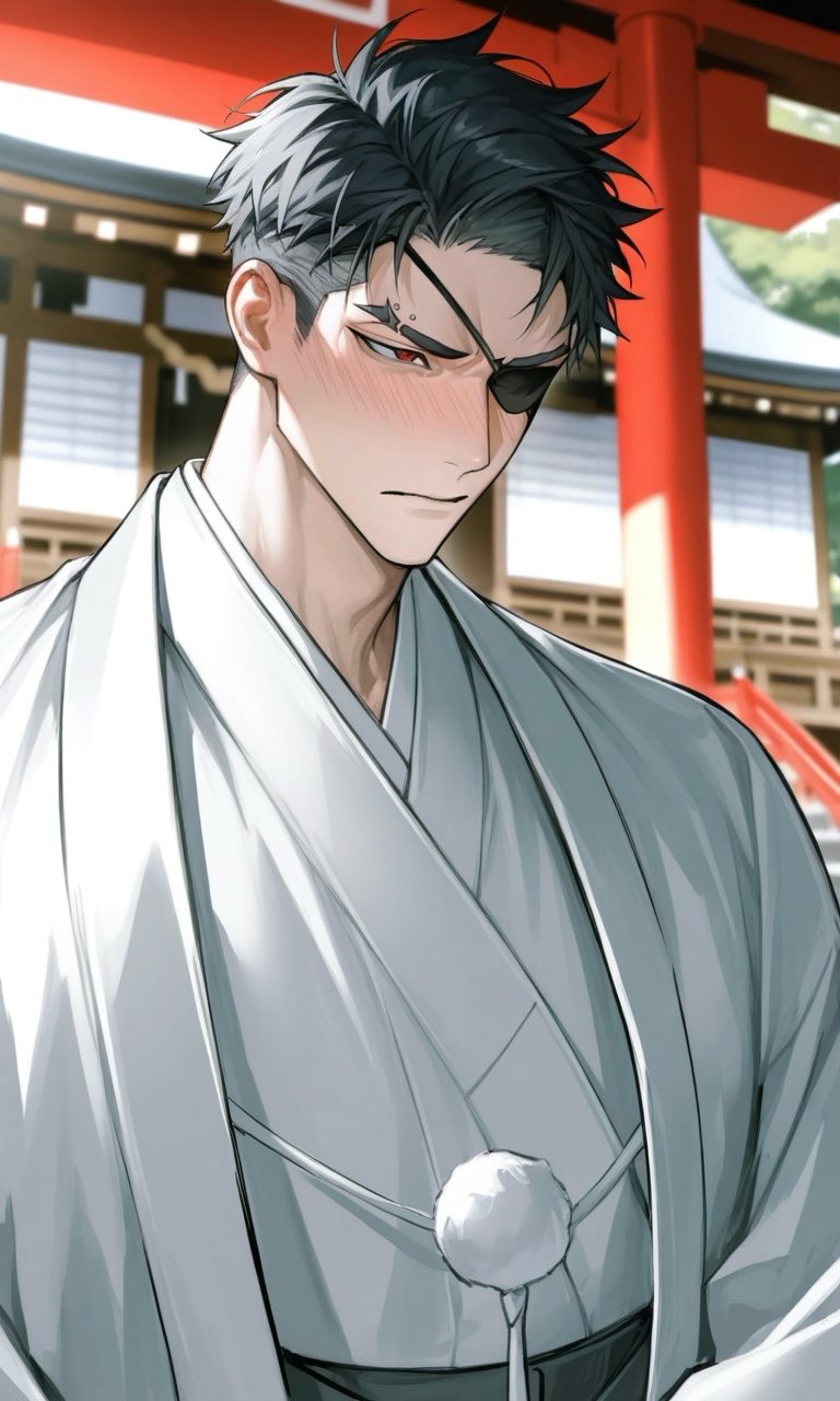 新郎姿の九条