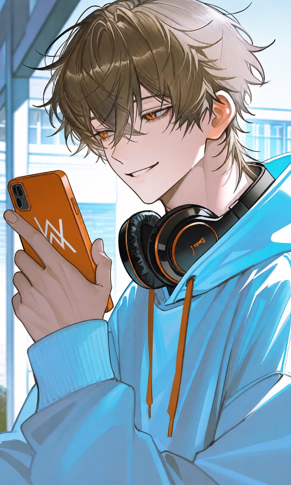 電話してる調