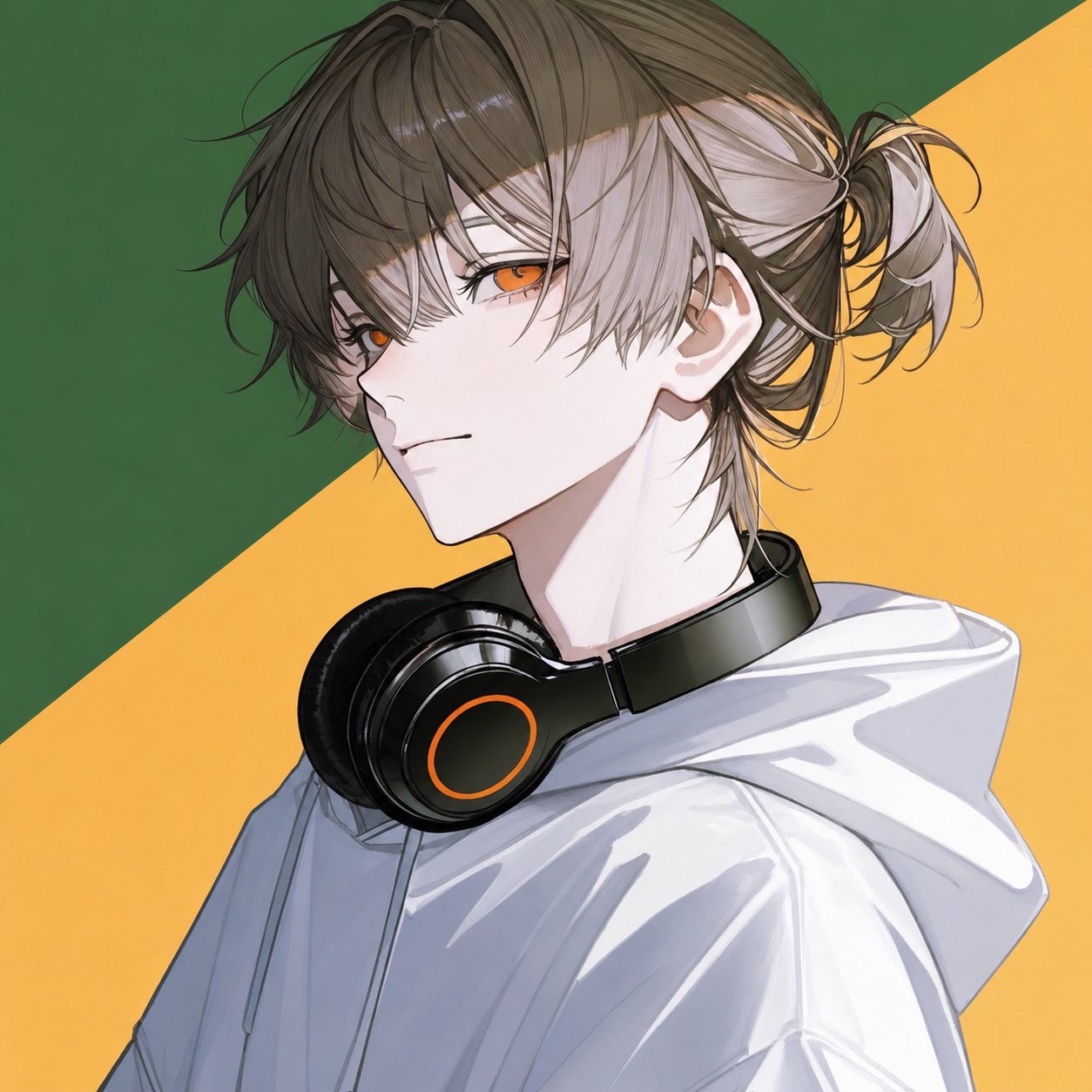 ハーフアップ調